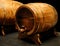 Elegant wine barrels