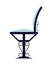 Elegant wrought iron chair icon