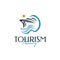 Elegant Yacht or Cruise Logo Design for Travel and Tourism Industry Company Logo