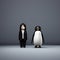 Elegantly Formal Penguins: A Minimalistic Japanese Vray Tracing Design