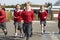 Elementary School Pupils Running In Playground