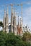 Elements and details temple Sagrada Familia