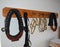 Elements of harness horses, hanging on a hanger