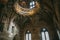 Elements of the interior of the John Rylands library in Manchester.