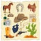 Elements of Wild West Cactus Revolver Hat