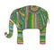 Elephant abstract illustration. Animal isolated