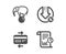 Elephant on ball, Loan percent and Credit card icons. Report sign. Circus show, Decrease rate, Bank payment. Vector