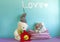 Elephant and Bears Toys in girl\'s room