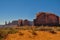 Elephant Butte, Rock formation, in iconic Monument Valley, Arizona