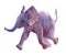 Elephant child animal illustration isolated