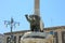 Elephant column statue symbol of Catania City in Sicily, Italy