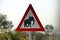 Elephant crossing sign