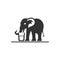 Elephant drinking icon