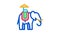 Elephant For Excursions Icon Animation