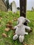 Elephant fluffy toy in Graveyard