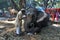 Elephant handler at sonpur bihar india