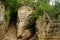 Elephant Head sandstone rock formation in Ausable Chasm, Upstate New York