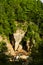 Elephant Head sandstone rock formation in Ausable Chasm, Upstate New York