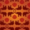 Elephant lotus pattern