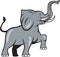 Elephant Marching Prancing Cartoon