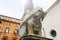 Elephant and Obelisk marble renaissance sculpture, designed by italian Gian Lorenzo Bernini in Piazza della Minerva, Rome, Italy