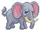 Elephant Pixel Art Arcade Video Game Cartoon