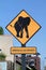 Elephant roadsign in Nantes France