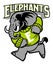 Elephant school mascot