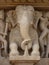 Elephant sculptures on base of Varaha Temple