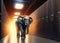 Elephant in the server room. Concept of the big data and digital fragility. Generated AI.