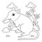 Elephant Shrew Animal Coloring Page for Kids