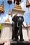 Elephant statue at Wat Phra Kaeo, Temple of Emerald Buddha in Gr