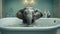 Elephant In Tub: Surrealist Photography With A Touch Of Advertisement