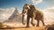 elephants with the grandeur of Egyptian pyramids