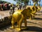 Elephants statues