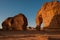 Eleplant Rock formation in the deserts of Saudi Arabia