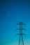 Eletrical network blue sky