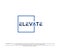 ELEVATE modern logo vector TYPOGRAPHY for download