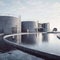 Elevate your brand with a striking visual representation of water treatment facility engineering