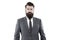Elevate your daytime look with suit. Successful man in suit. Business man wear suit. Serious bearded man. Handsome