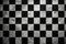 Elevate your design with this striking top view of a modern minimalistic black and white chequered pattern background