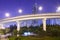 Elevated freeways in the intersection of Yan An Road and Chongging, Shanghai.