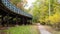 Elevated Roadway in the Autumn Woods