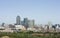 Elevated view of Canary Wharf, London