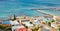 Elevated view of Kalk Bay Harbour in False Bay, South Africa