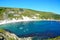 Elevated view of Lulworth Cove.