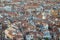 Elevated view of Venice roofs before sunset, Italy