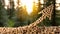 Elevating Sustainability: Ascending Arrow Crafted from Wood Pellets