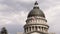 Elevation Facade Flag Flying Utah Capital Building Salt Lake City