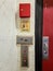 Elevator call buttons and protective steel door